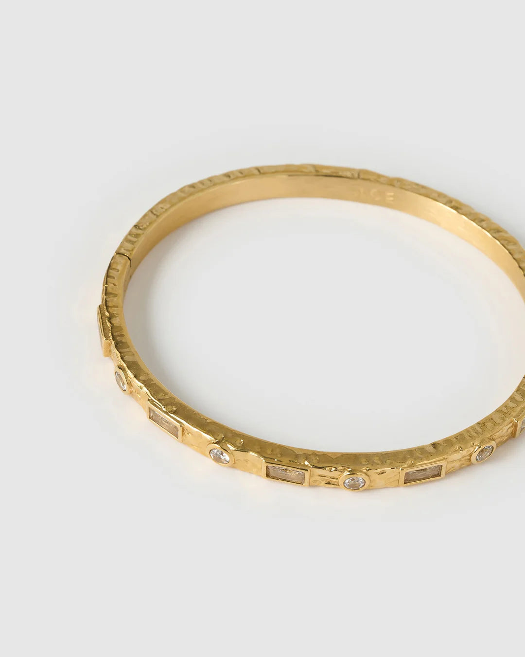 Melrose Gold Cuff Bracelet - Stone