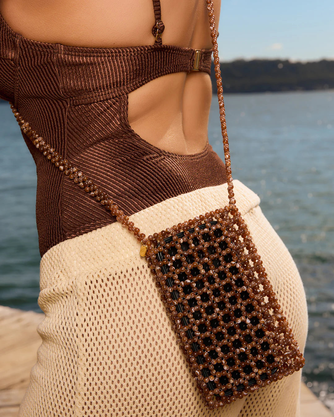 Coachella Phone Bag - Natural