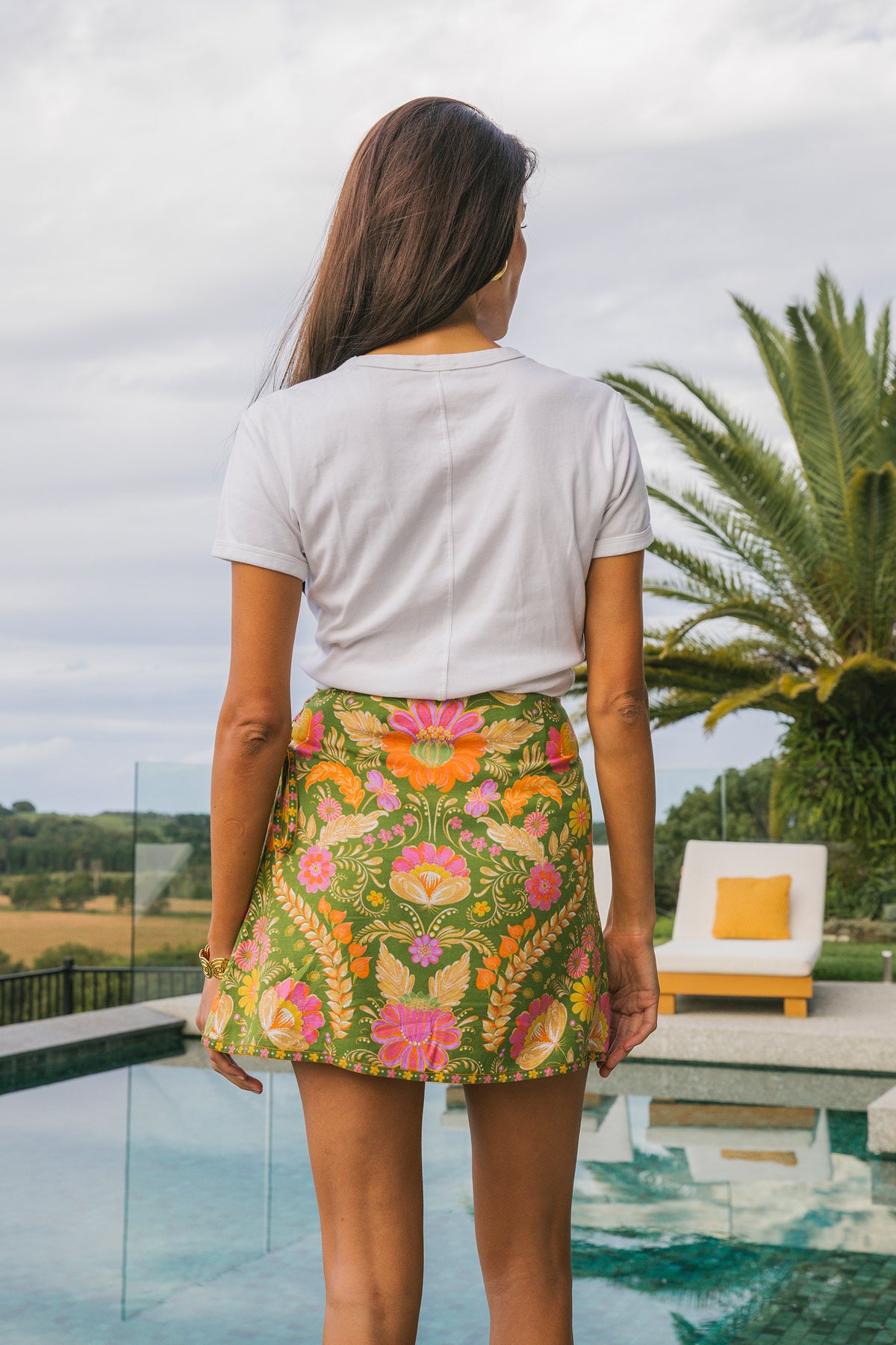 Maison Mini Skirt Guava