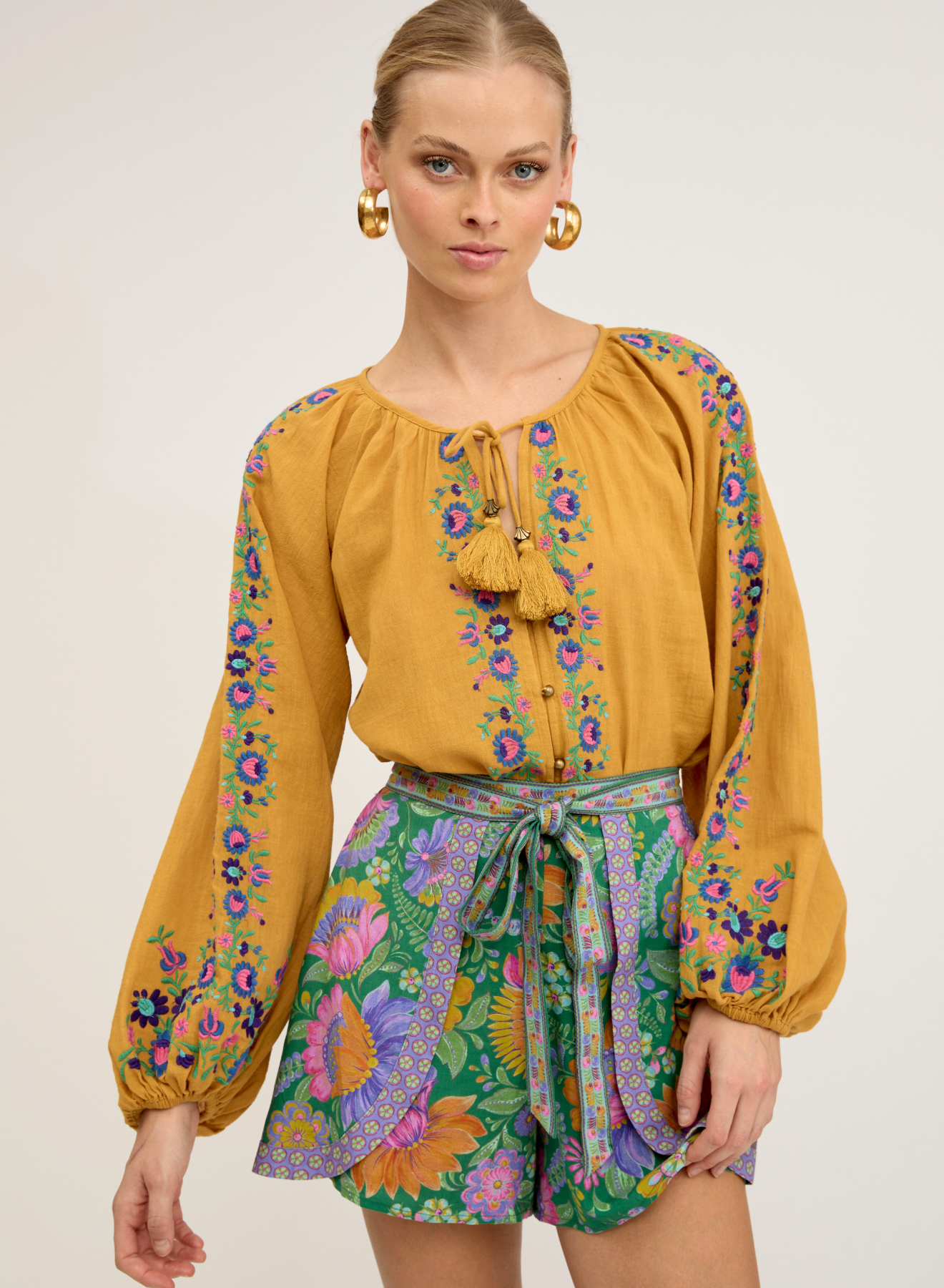 Ritual Blouse in Autumn Glow