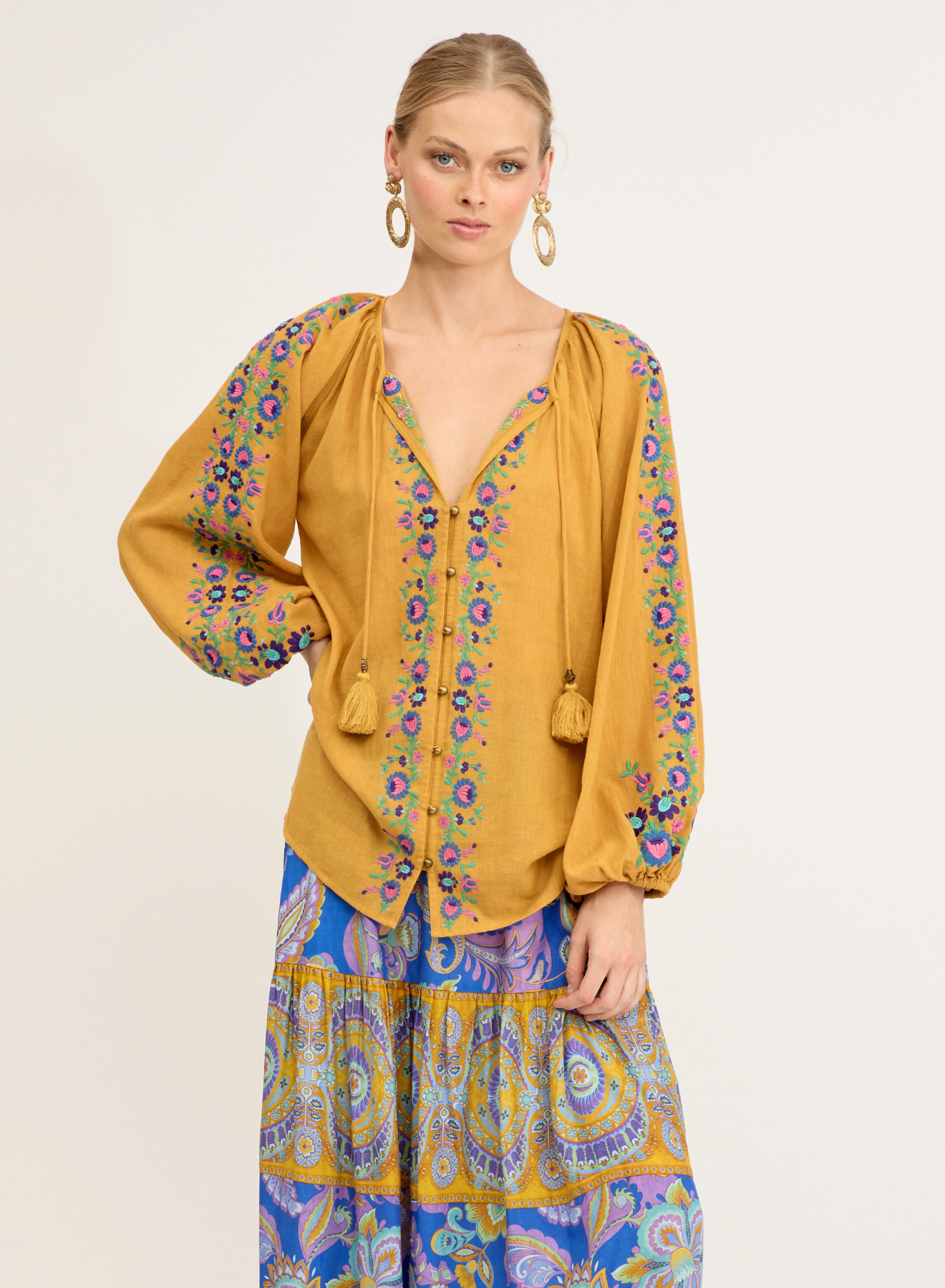 Ritual Blouse in Autumn Glow