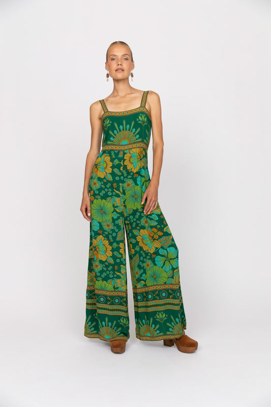 Drifter Jumpsuit in Emerald
