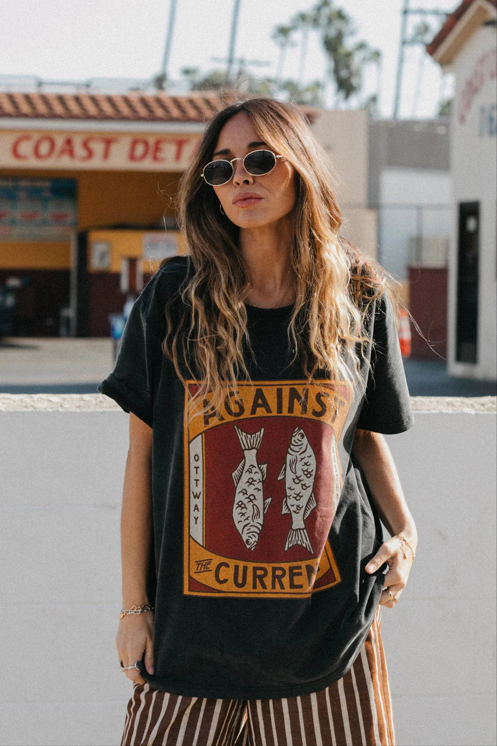 Against the Current Unisex Tee - Washed Black