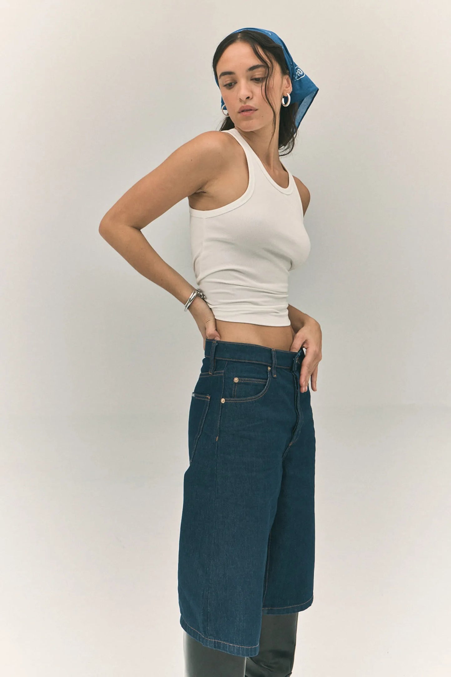 Charlotte Culotte Short - Soho Blue