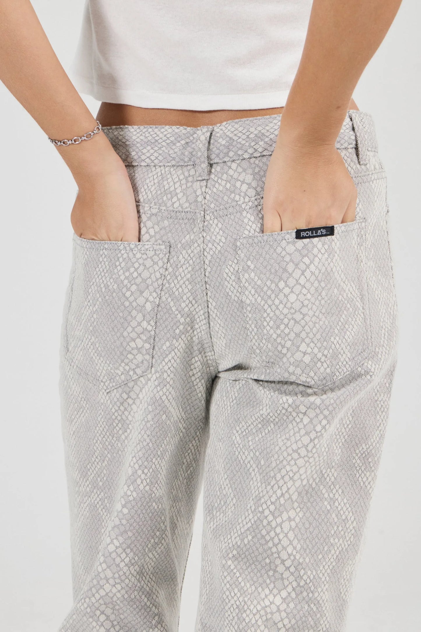 90s Boyfriend Jean Python