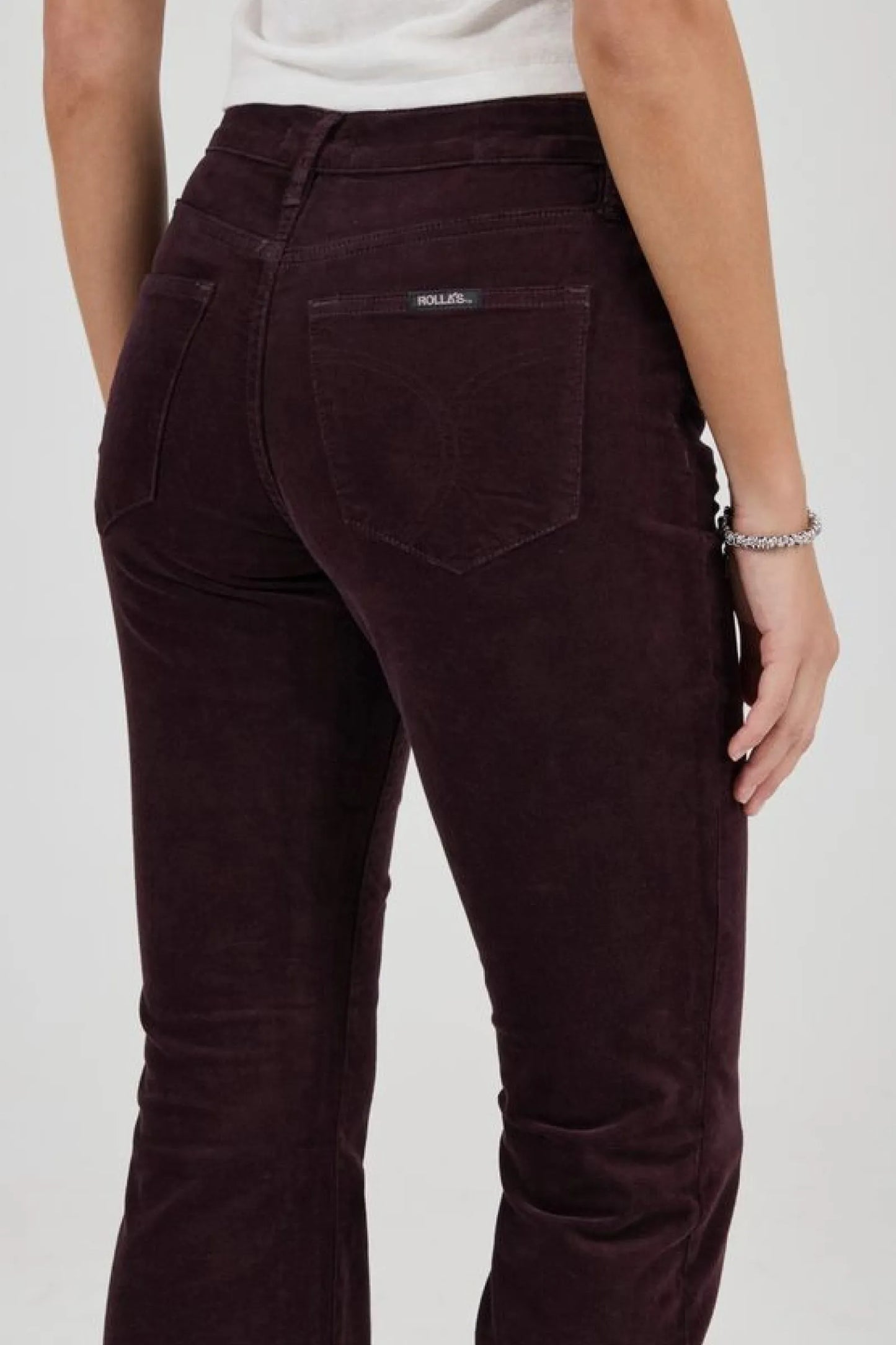 Downtown Flare - Dark Cherry Velvet