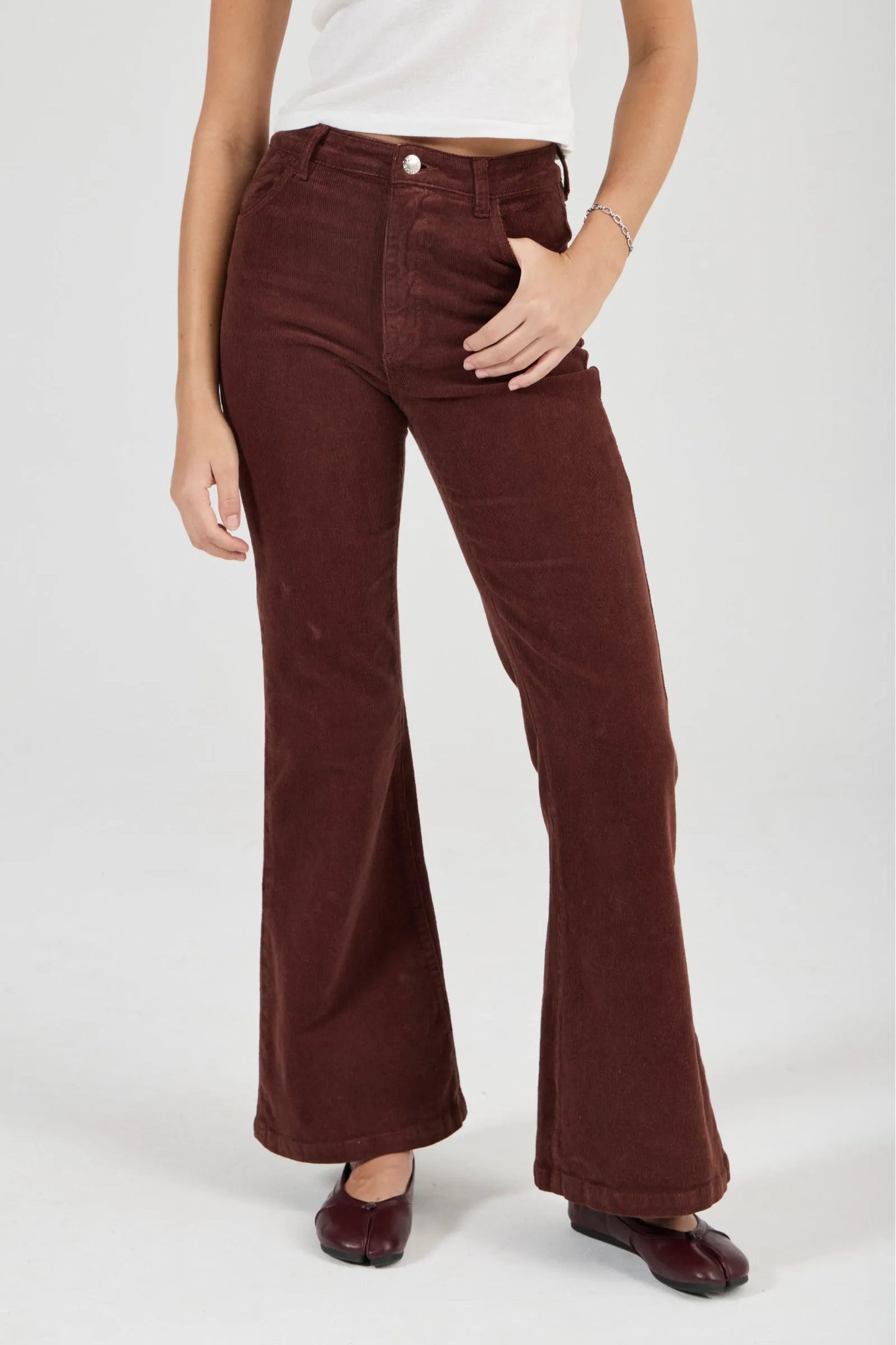Eastcoast Flare - Cognac Cord