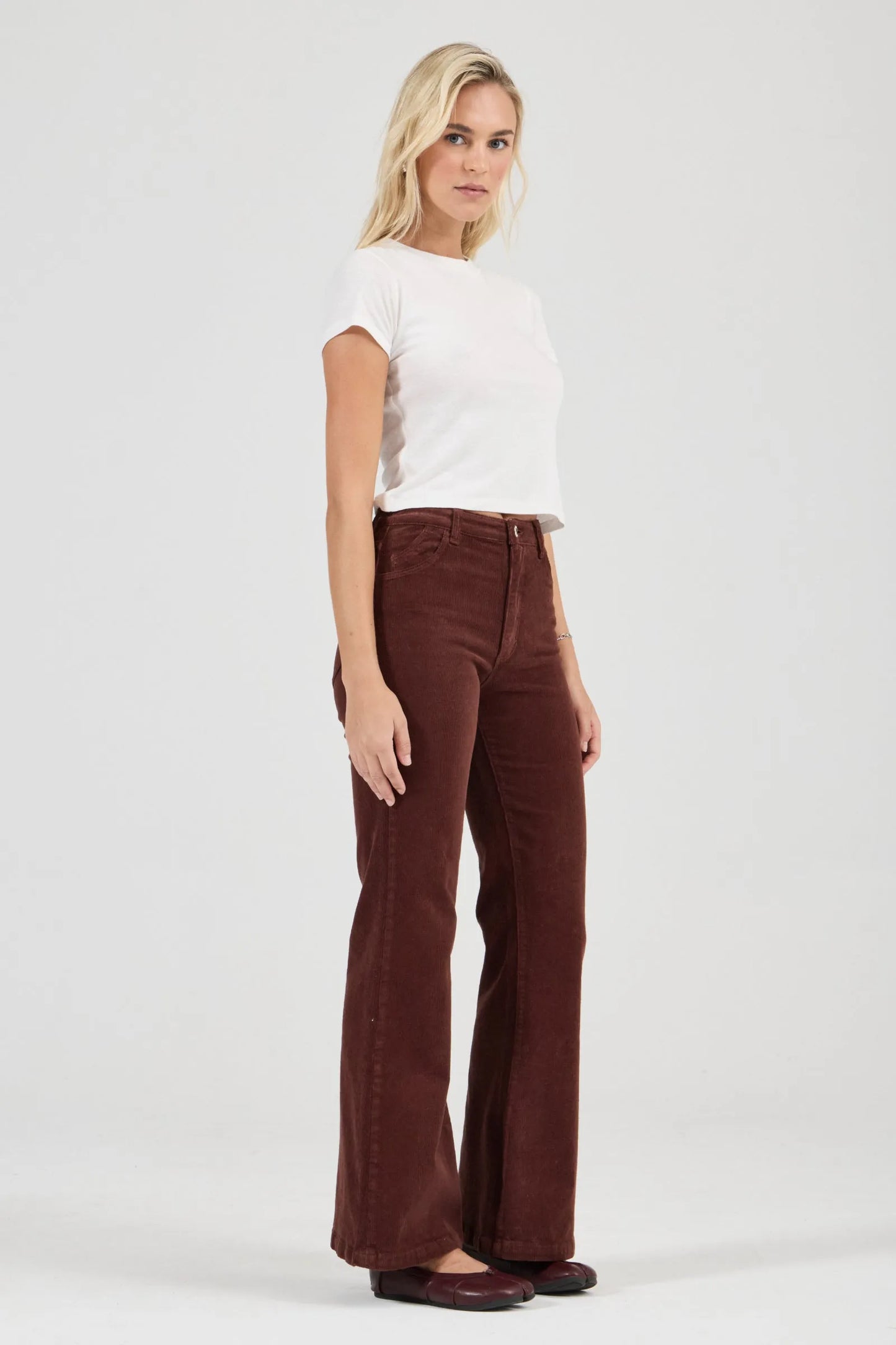 Eastcoast Flare - Cognac Cord