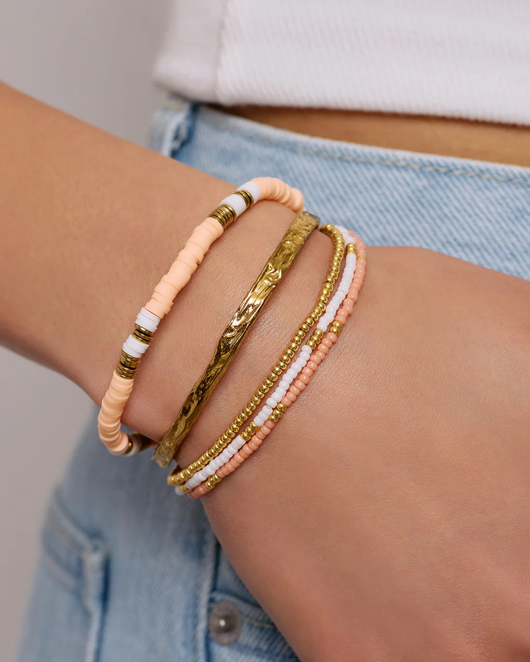 Amari Bracelet - Coral
