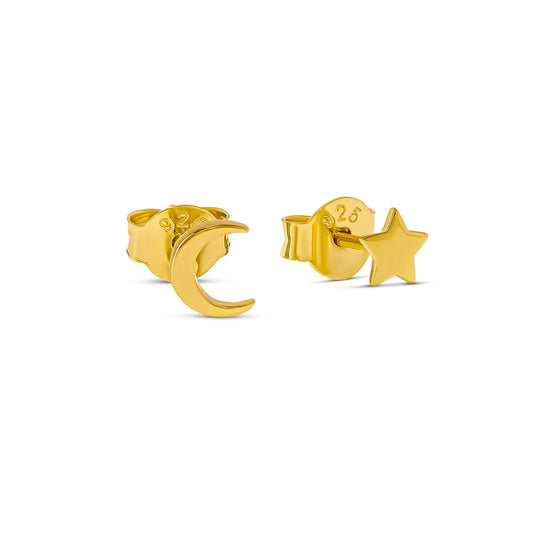 Galaxy Studs in Gold