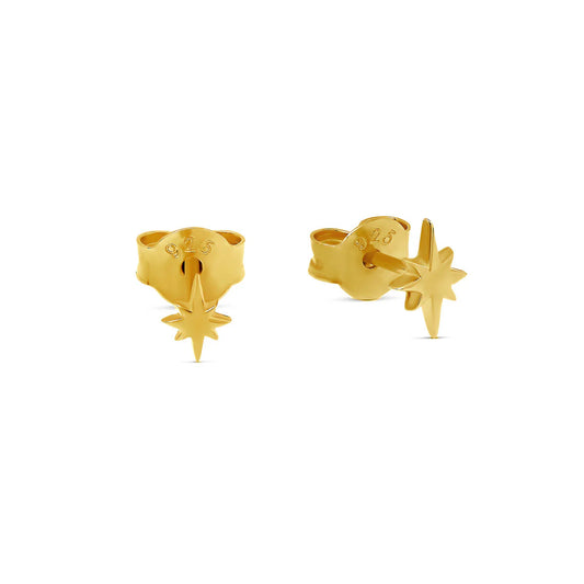 Celestial Studs in Gold