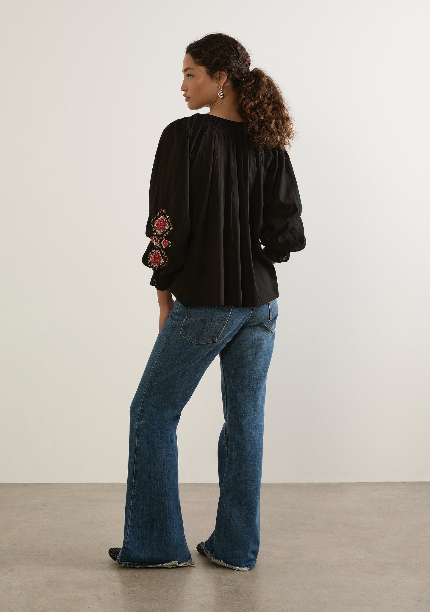 Demi Blouse in Black