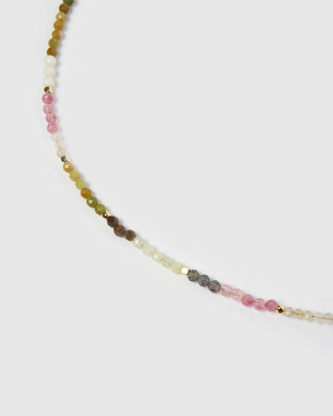 Saffron Gemstone Necklace