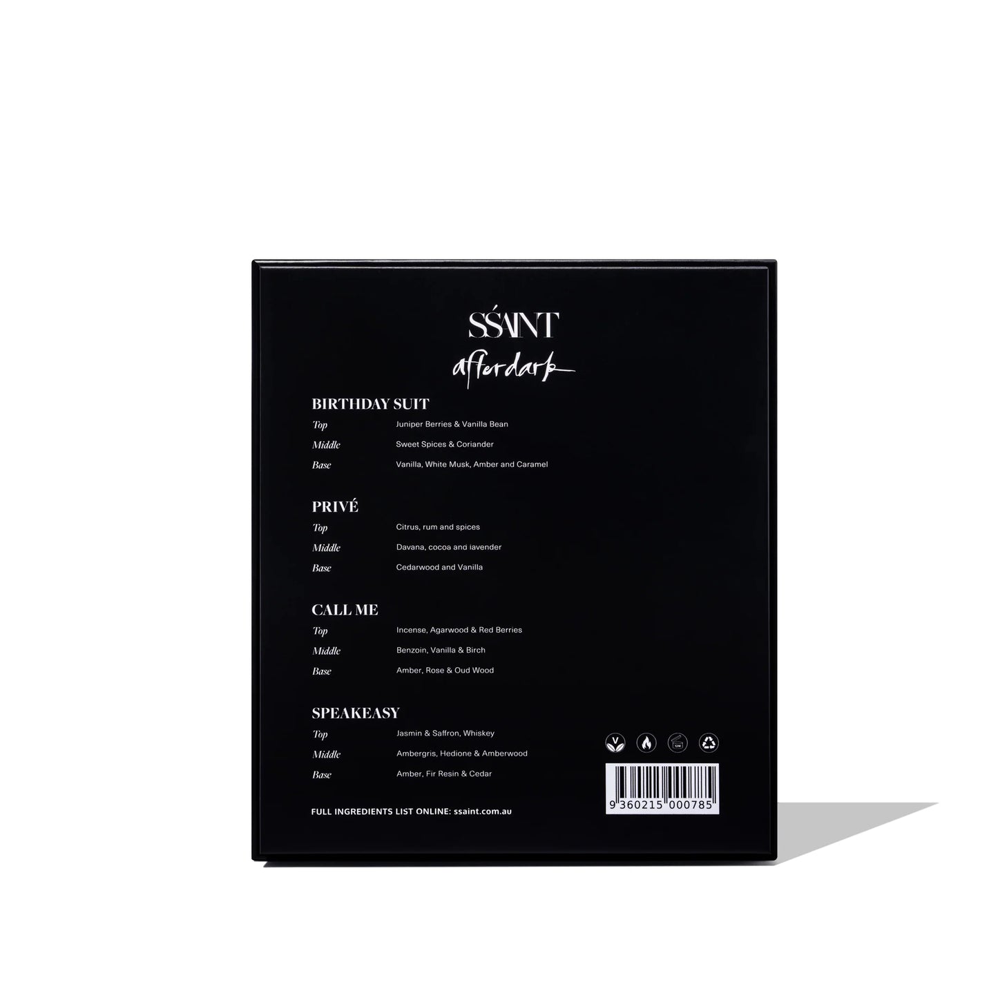 After Dark Travel Set