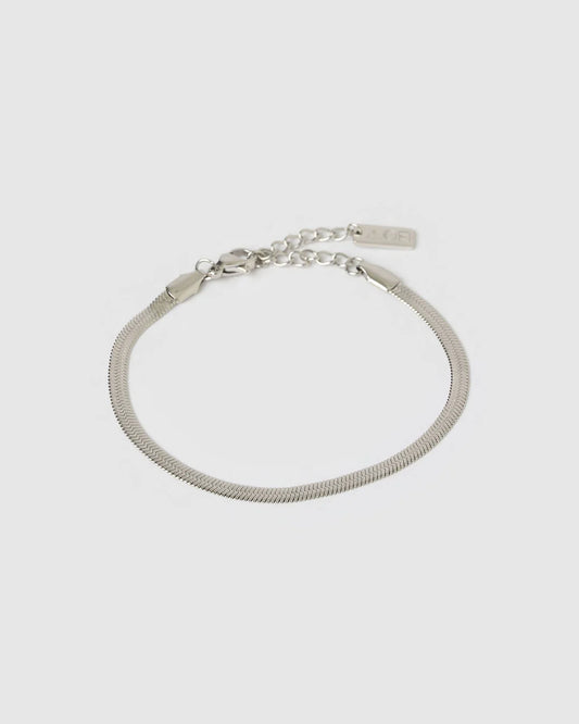 Sylvia Silver Snake Bracelet