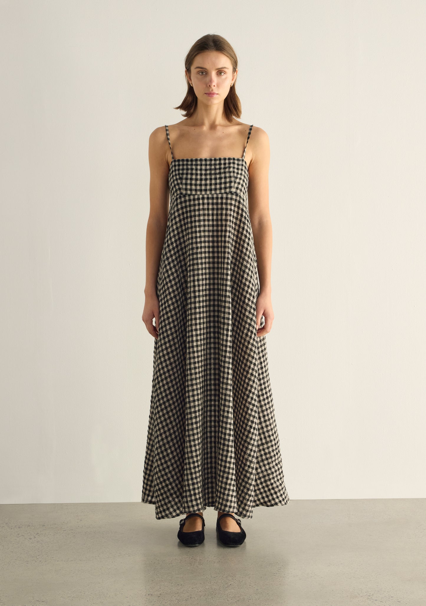 Ilse Maxi Dress - Gingham