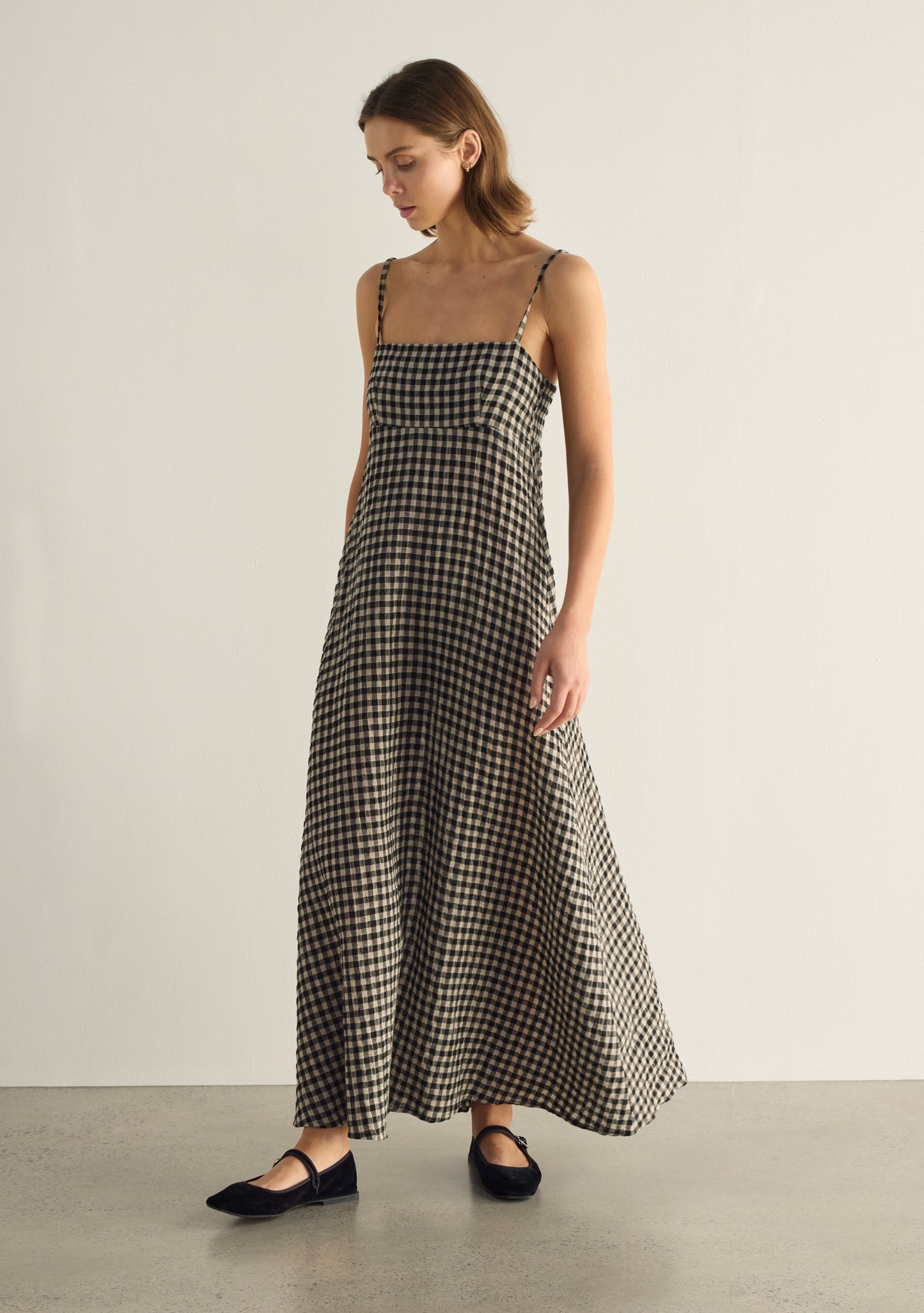 Ilse Maxi Dress - Gingham