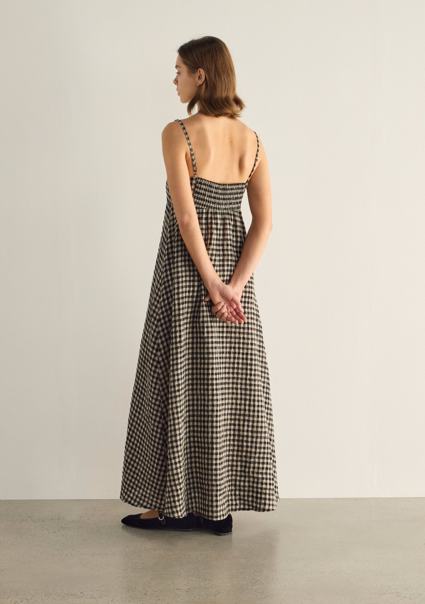 Ilse Maxi Dress - Gingham