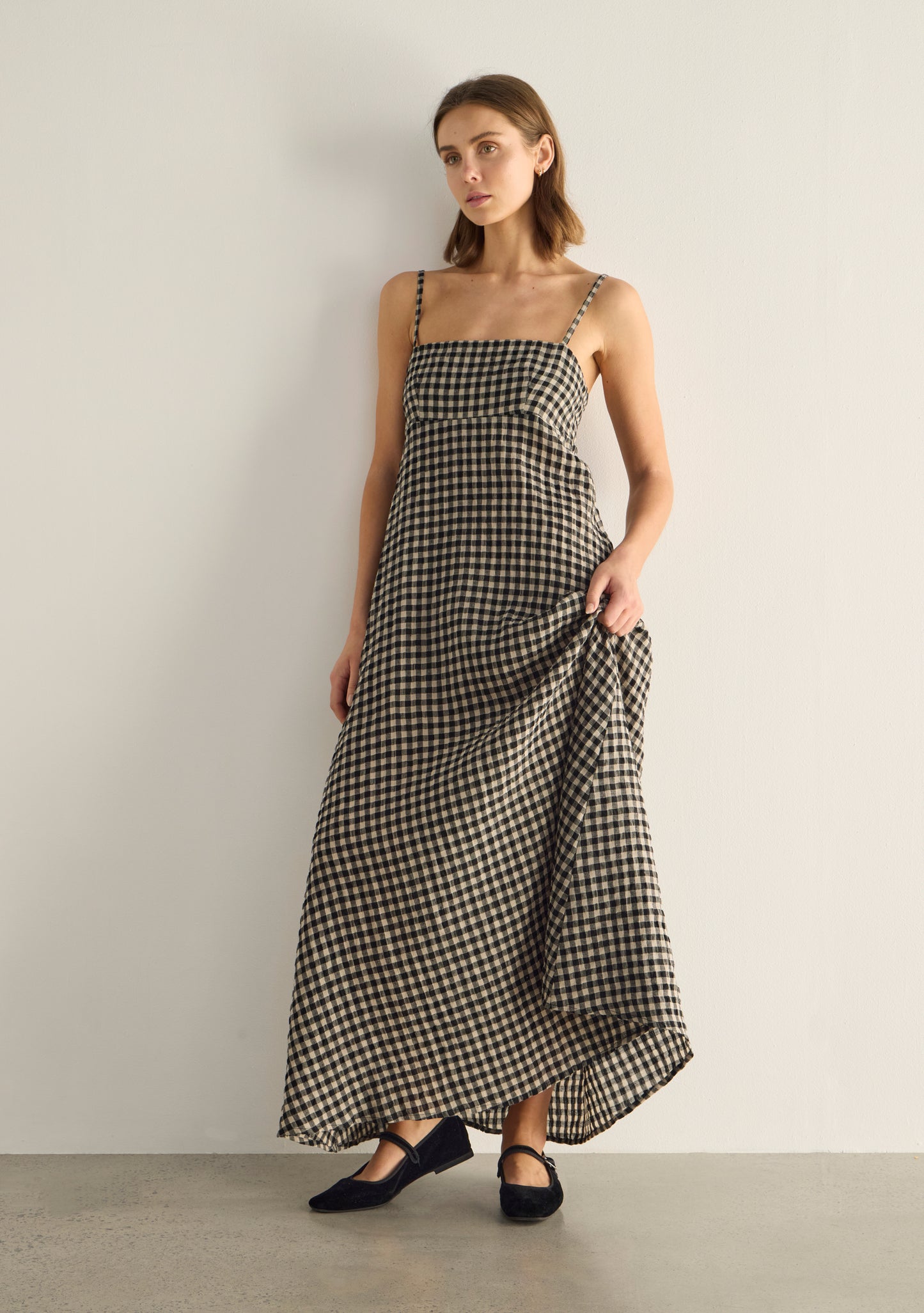 Ilse Maxi Dress - Gingham