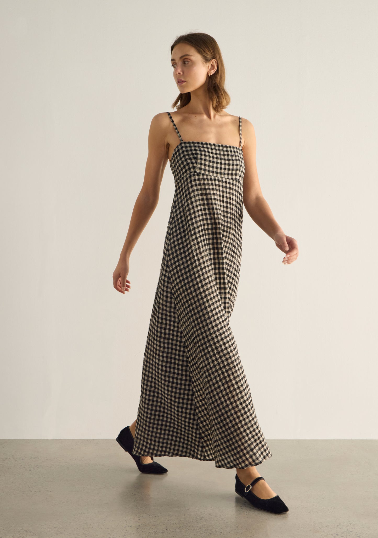 Ilse Maxi Dress - Gingham