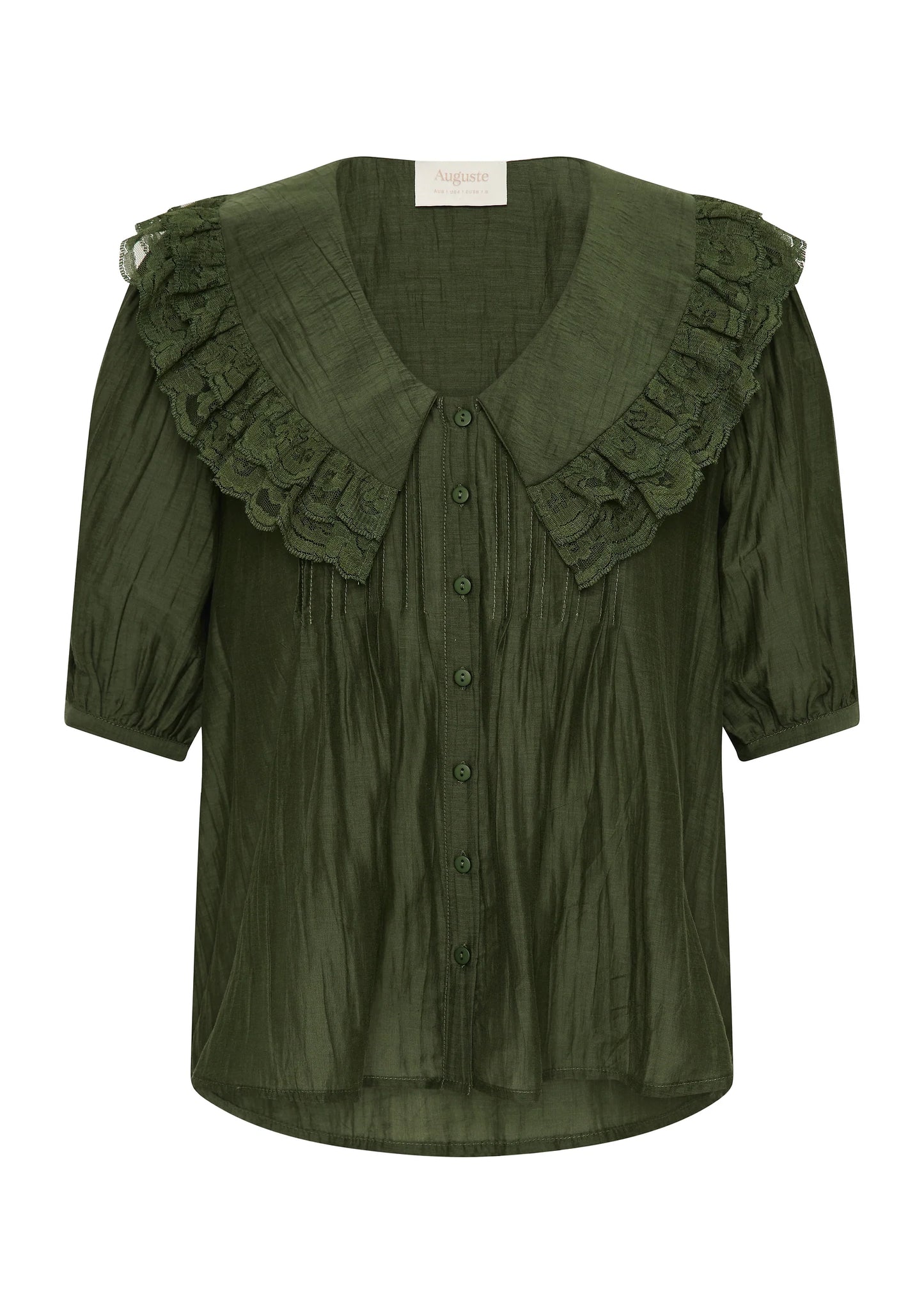 Otis Blouse in Deep Sage