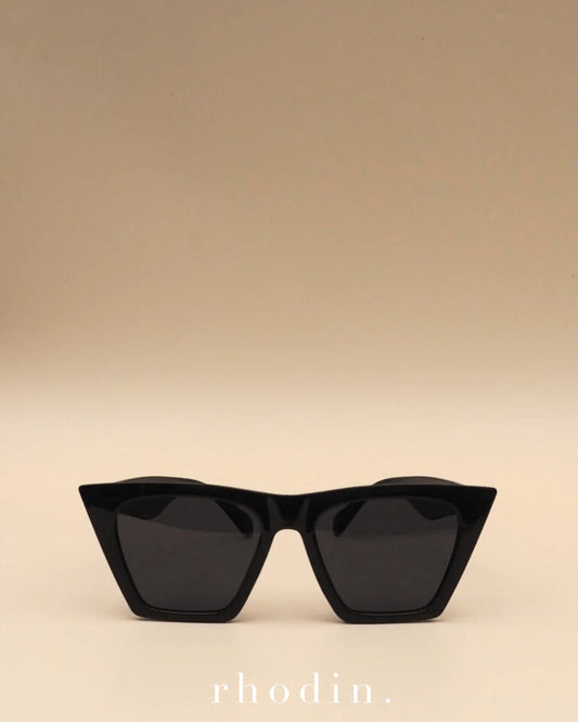 Noir Wing Sunglass in Black