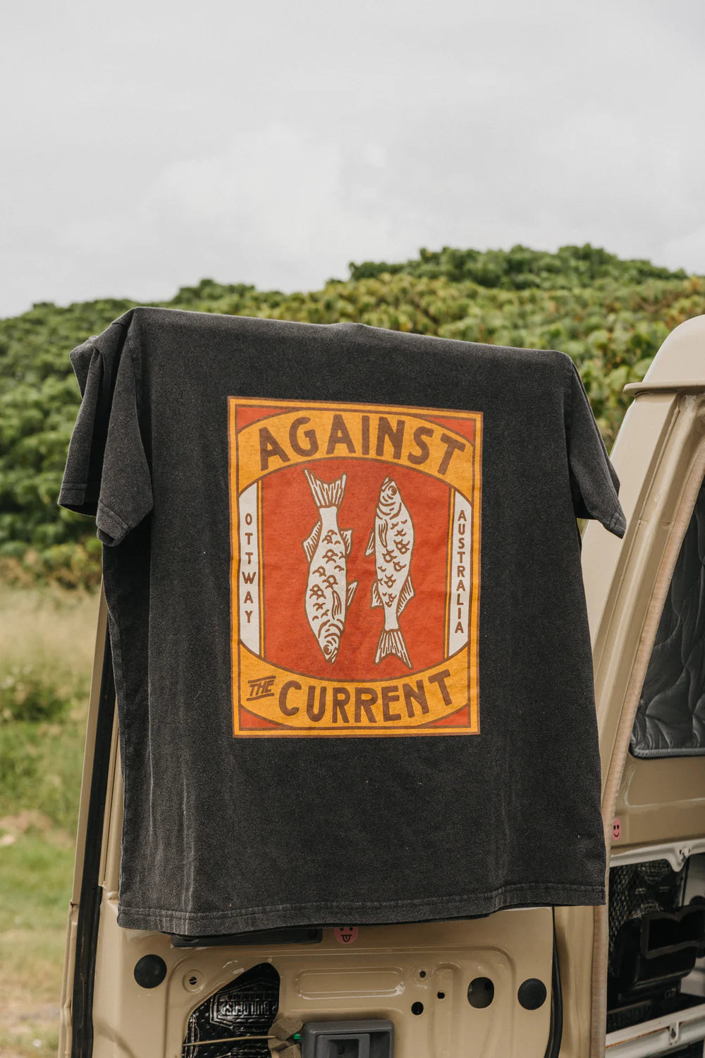 Against the Current Unisex Tee - Washed Black