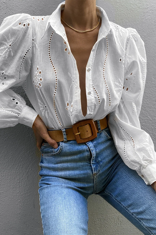 Knowles Blouse in White