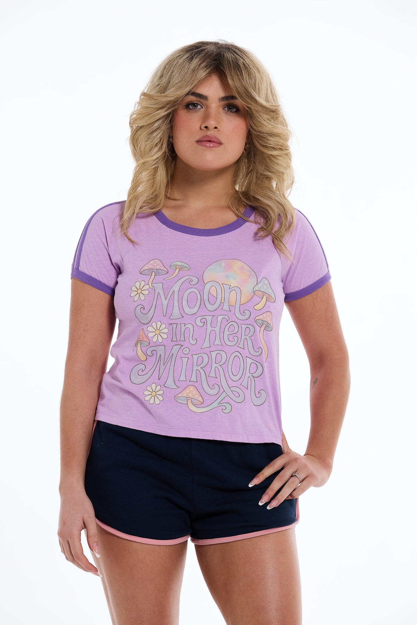 Moon in her Mirror Tee