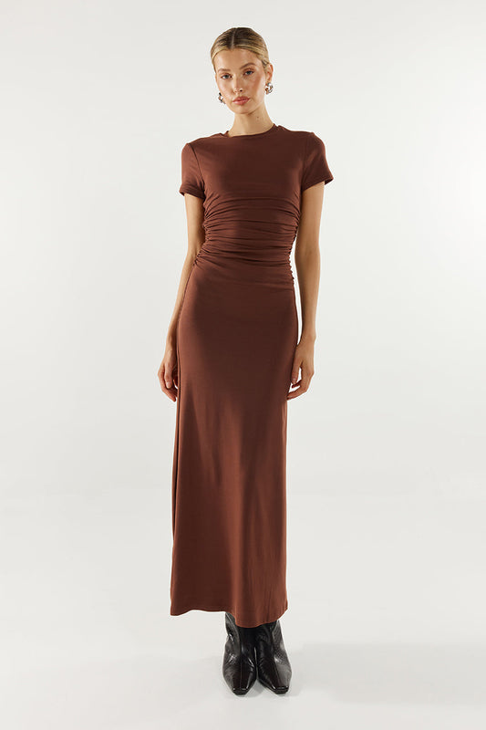 Palmer Maxi Dress Choc