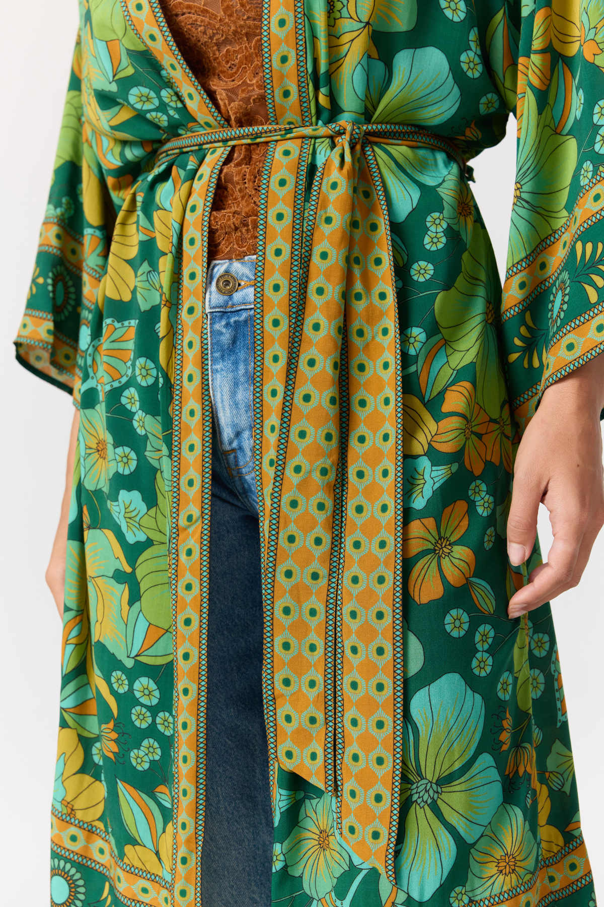 Jade Robe in Emerald