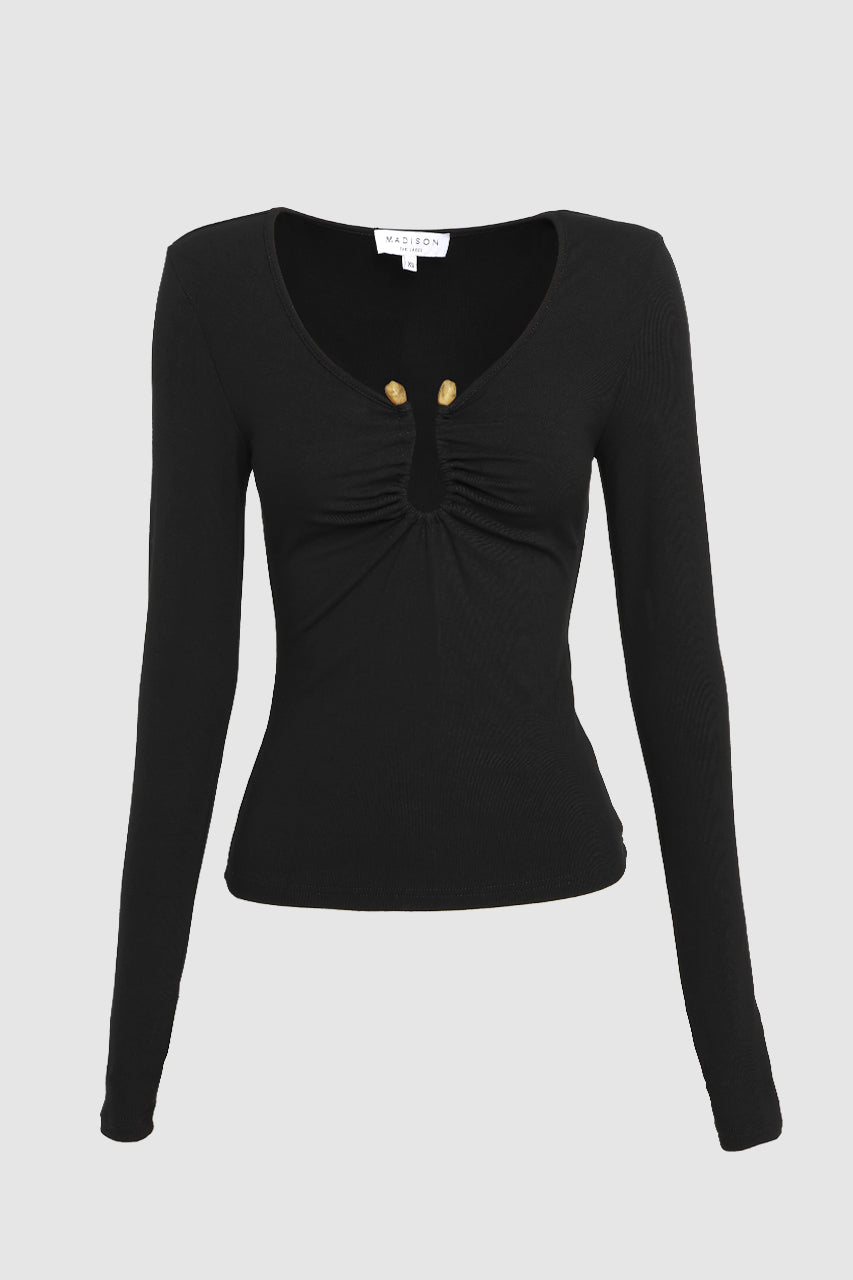Leanne Top Black