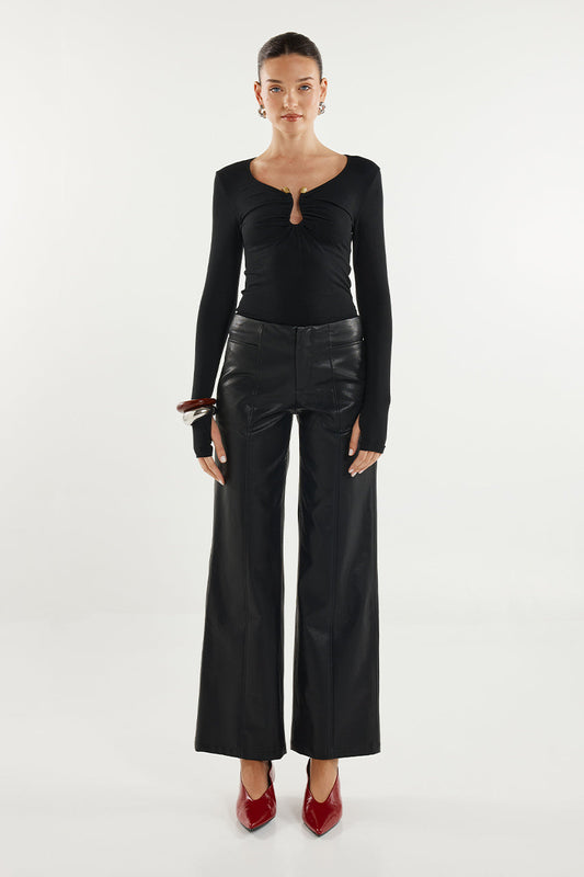 Leanne Top Black