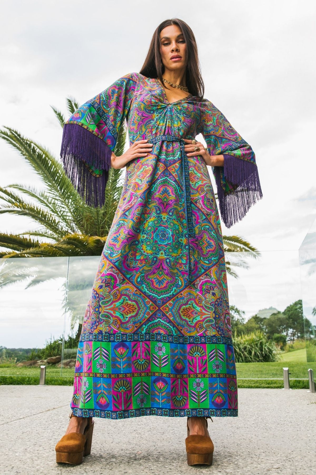 Muse Maxi Dress in Mystique