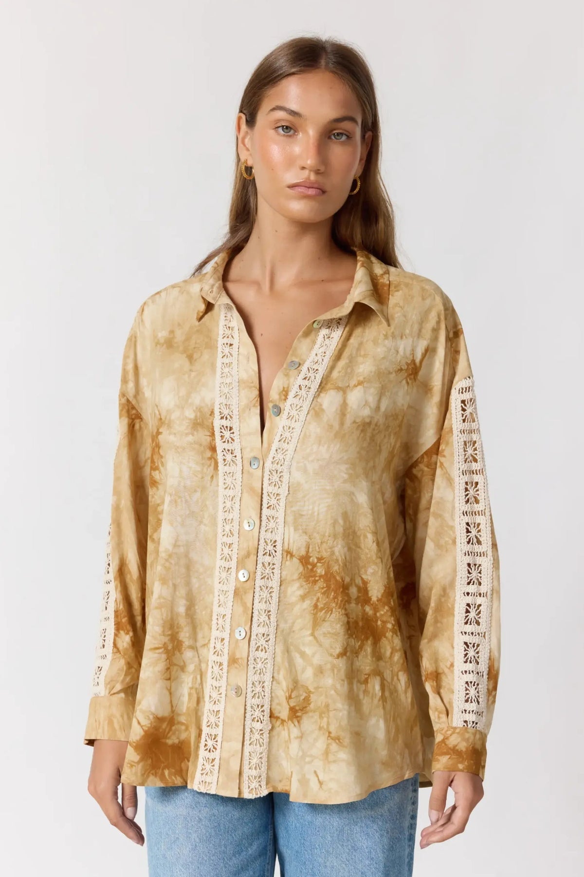 Blair Shirt in Sand