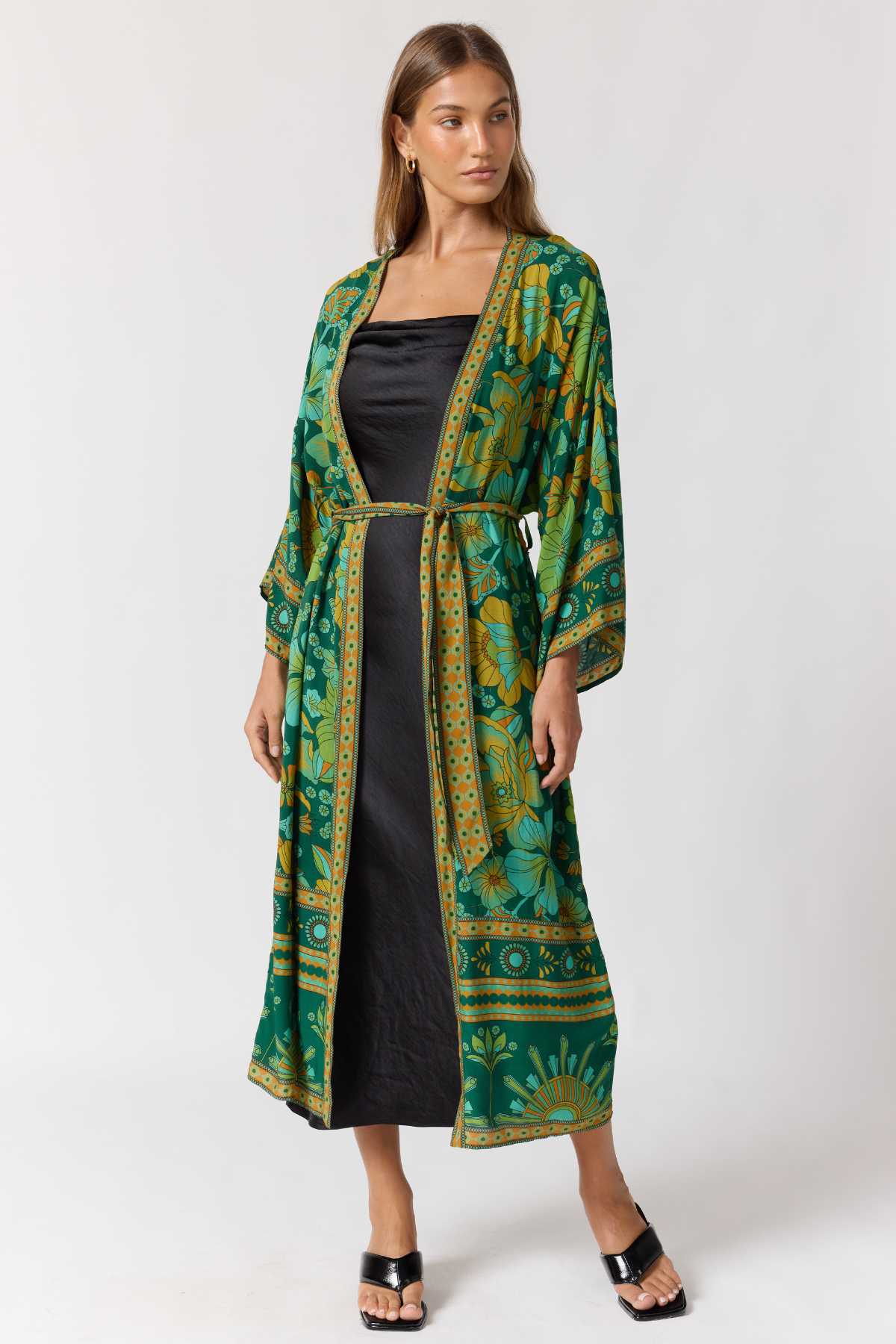 Jade Robe in Emerald