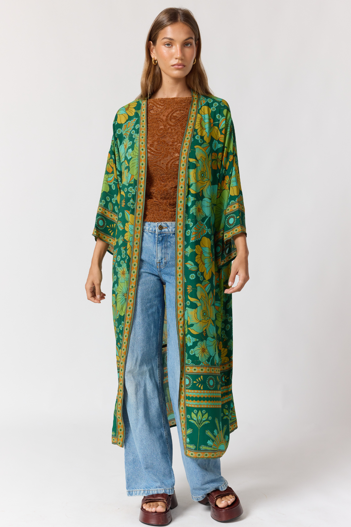 Jade Robe in Emerald