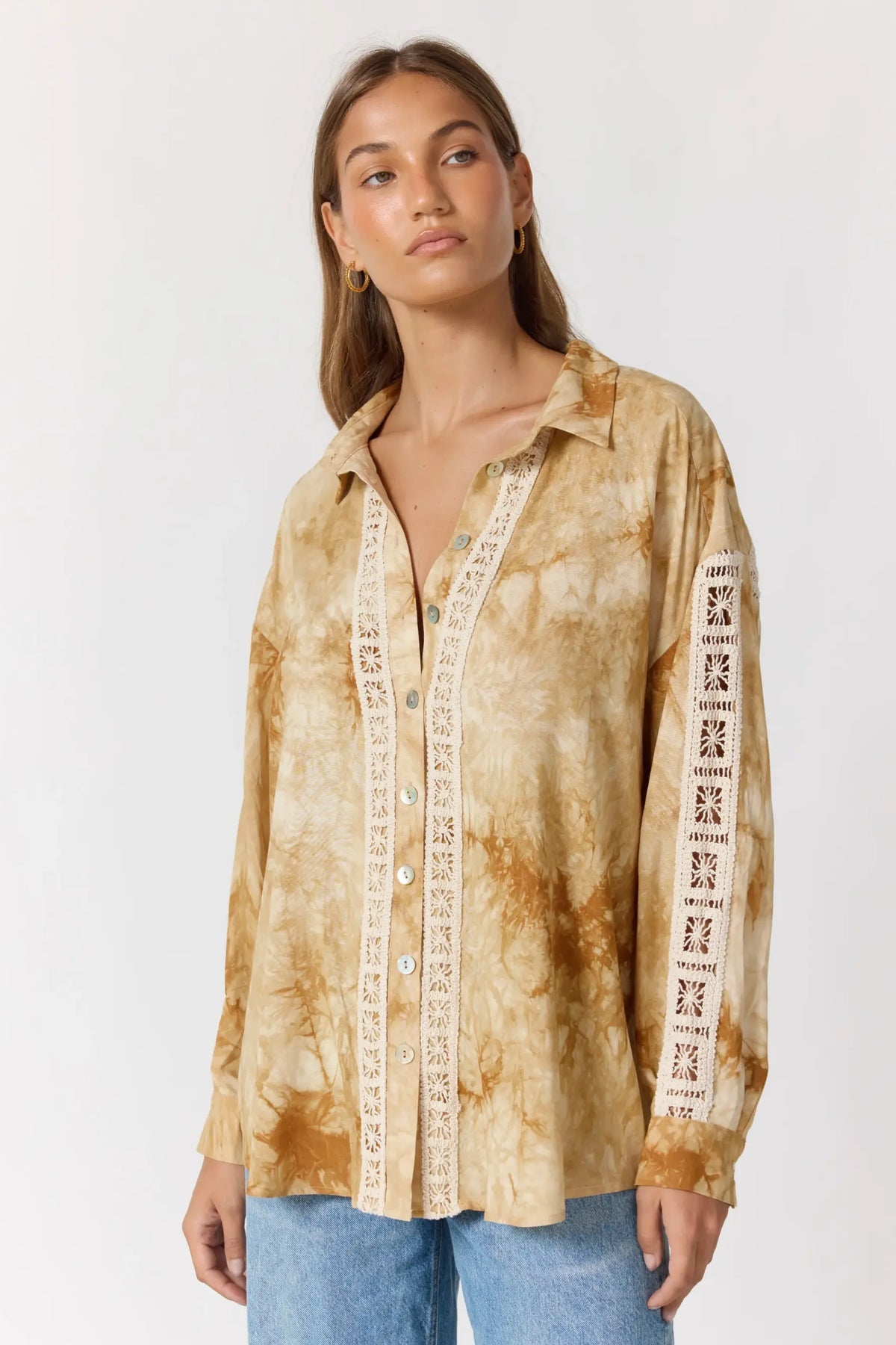 Blair Shirt in Sand