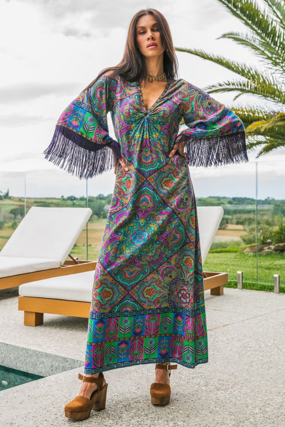 Muse Maxi Dress in Mystique