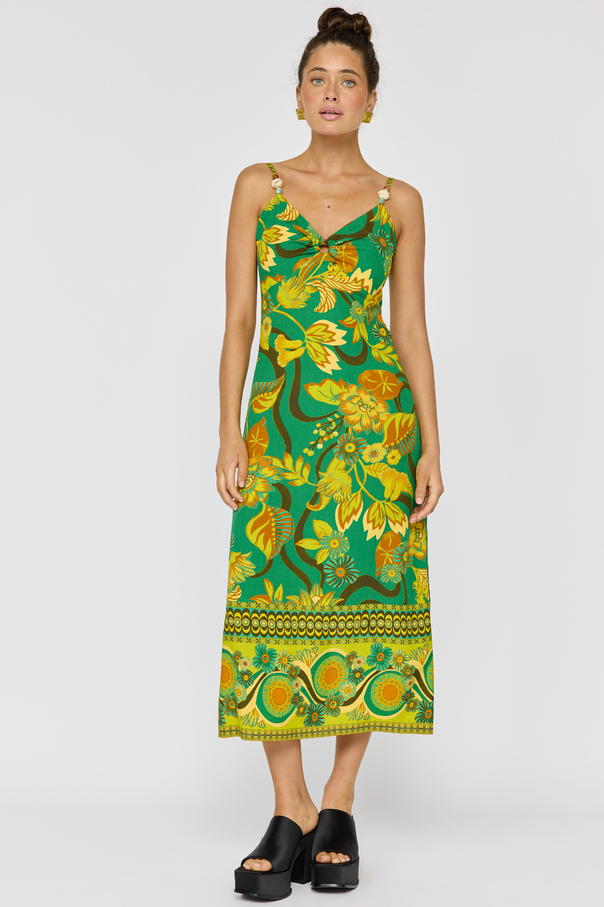 Martini Midi Dress in Absinthe