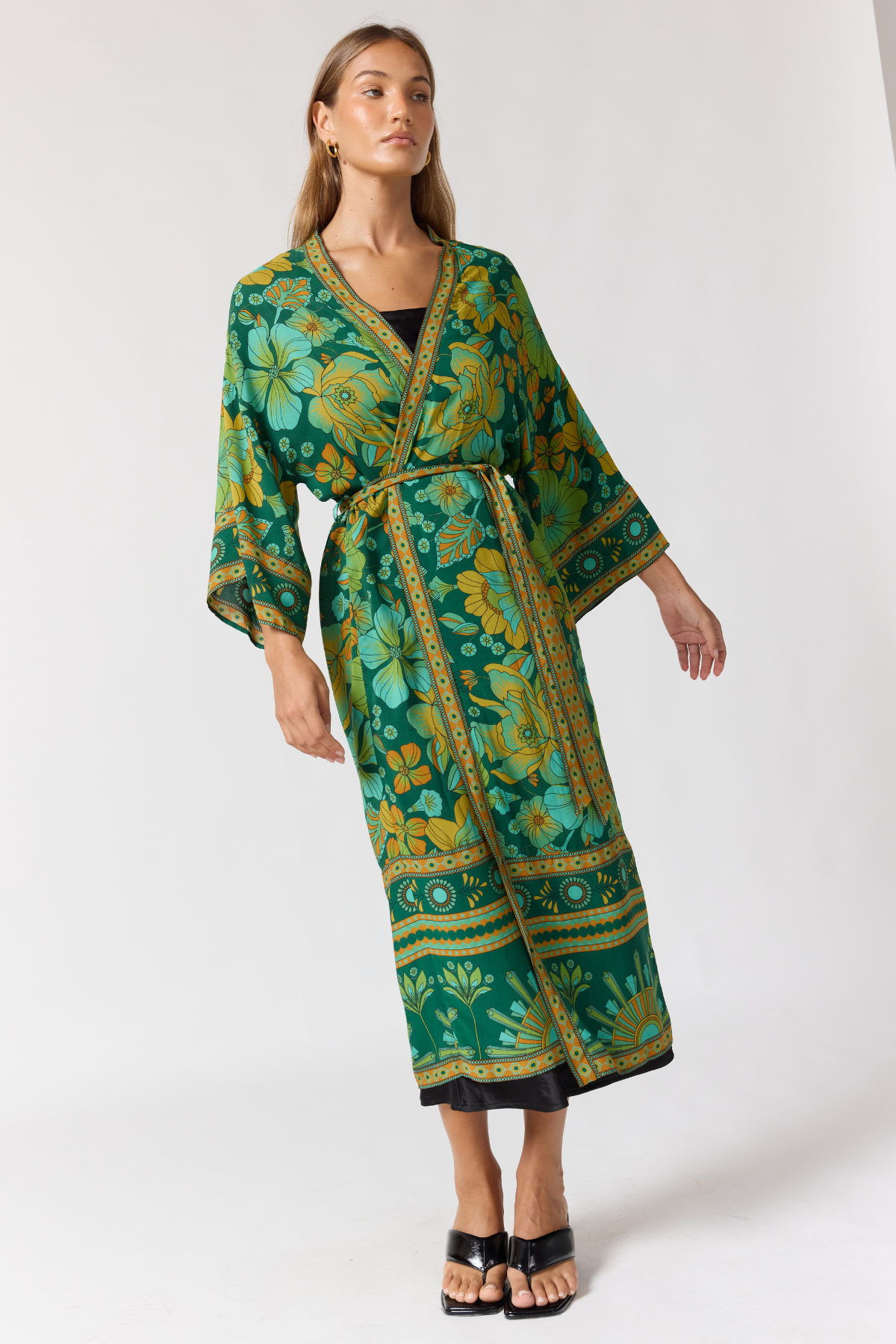 Jade Robe in Emerald