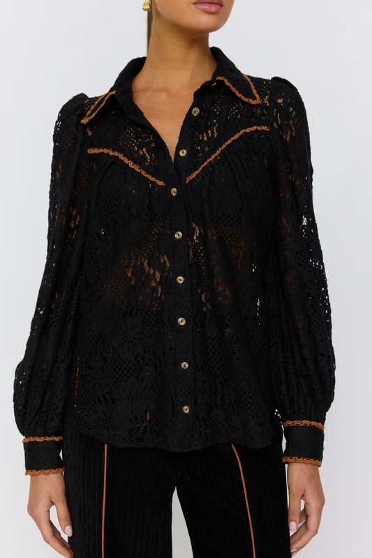 Adriana Blouse - Raven