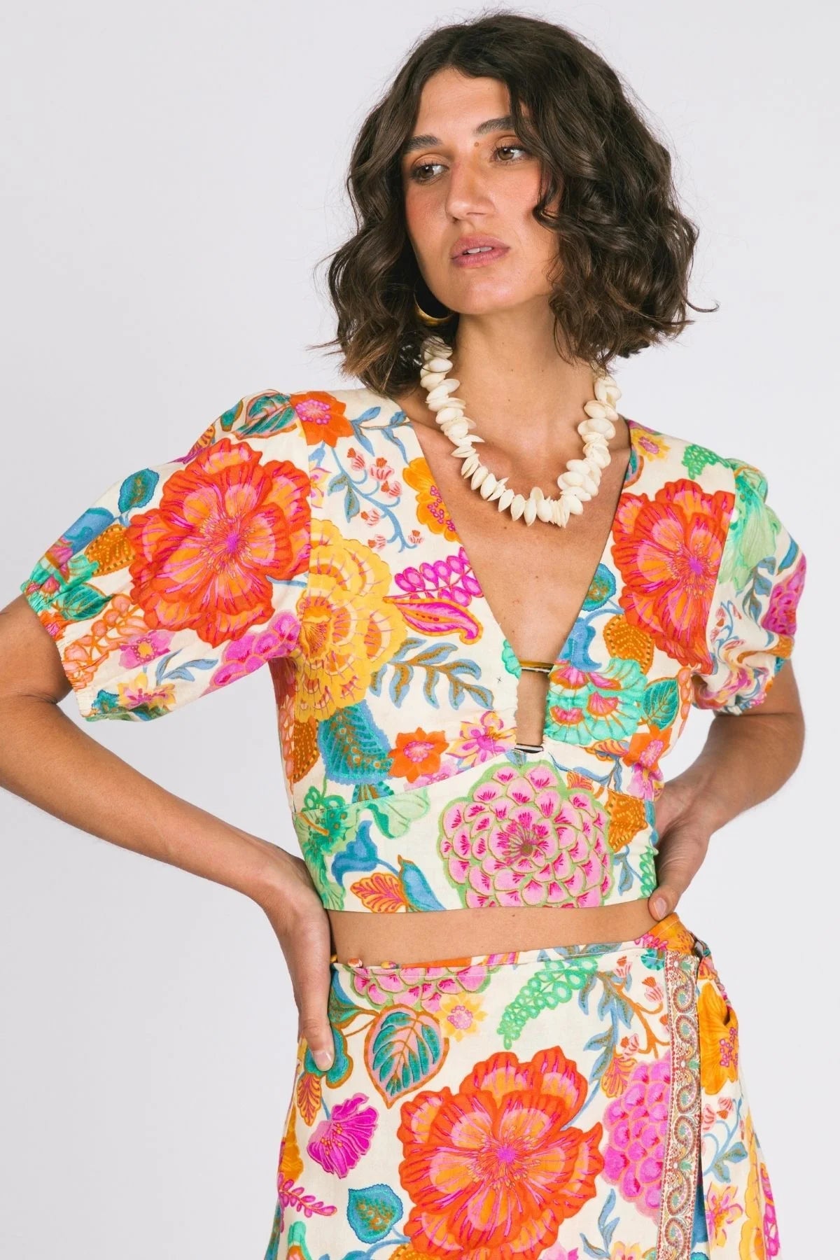 Prairie Blouse - White Sands