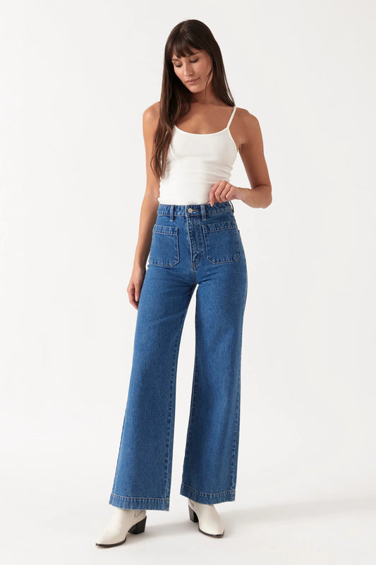Sailor Long Jean in Ashley Blue