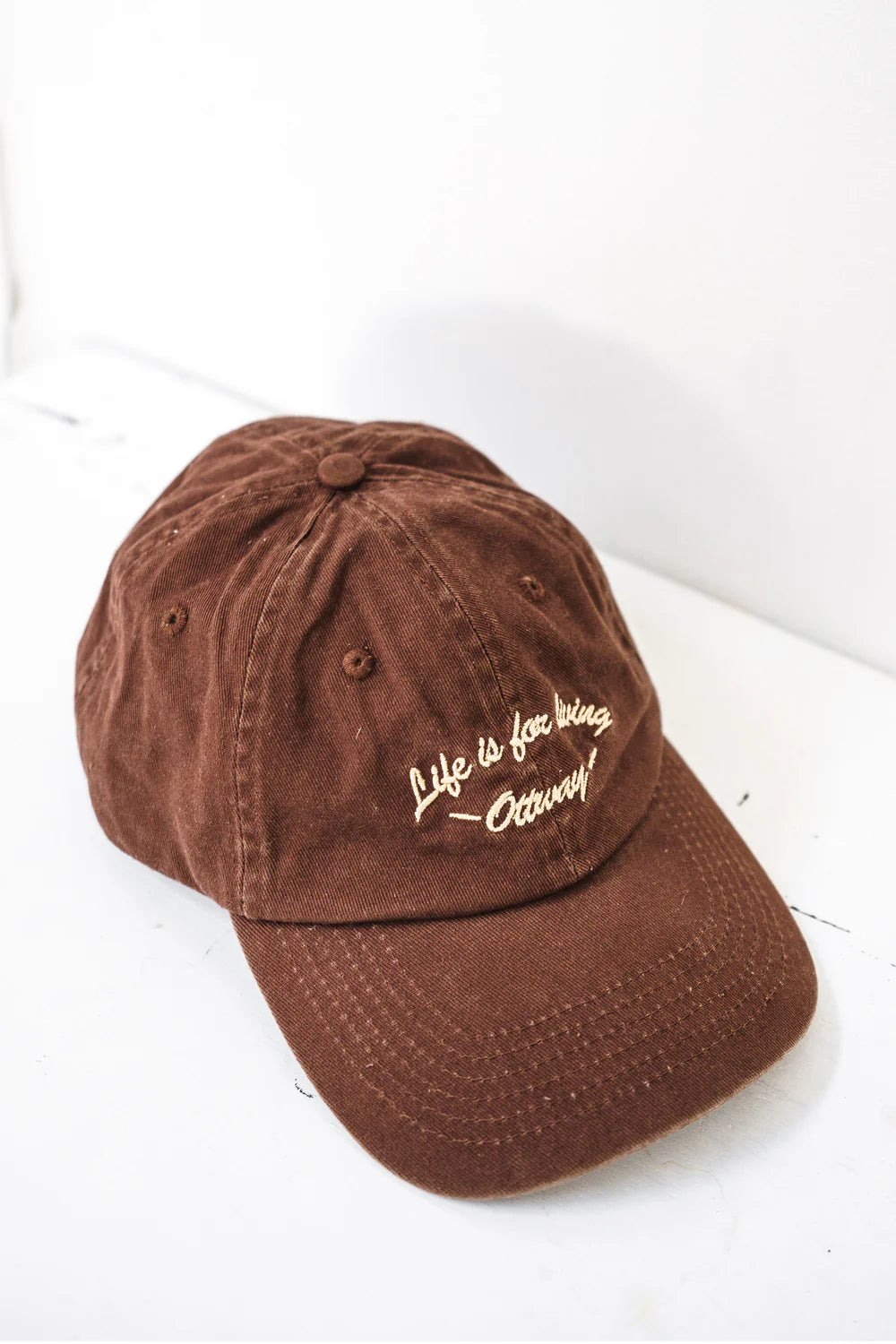 Living Cap - Washed Brown