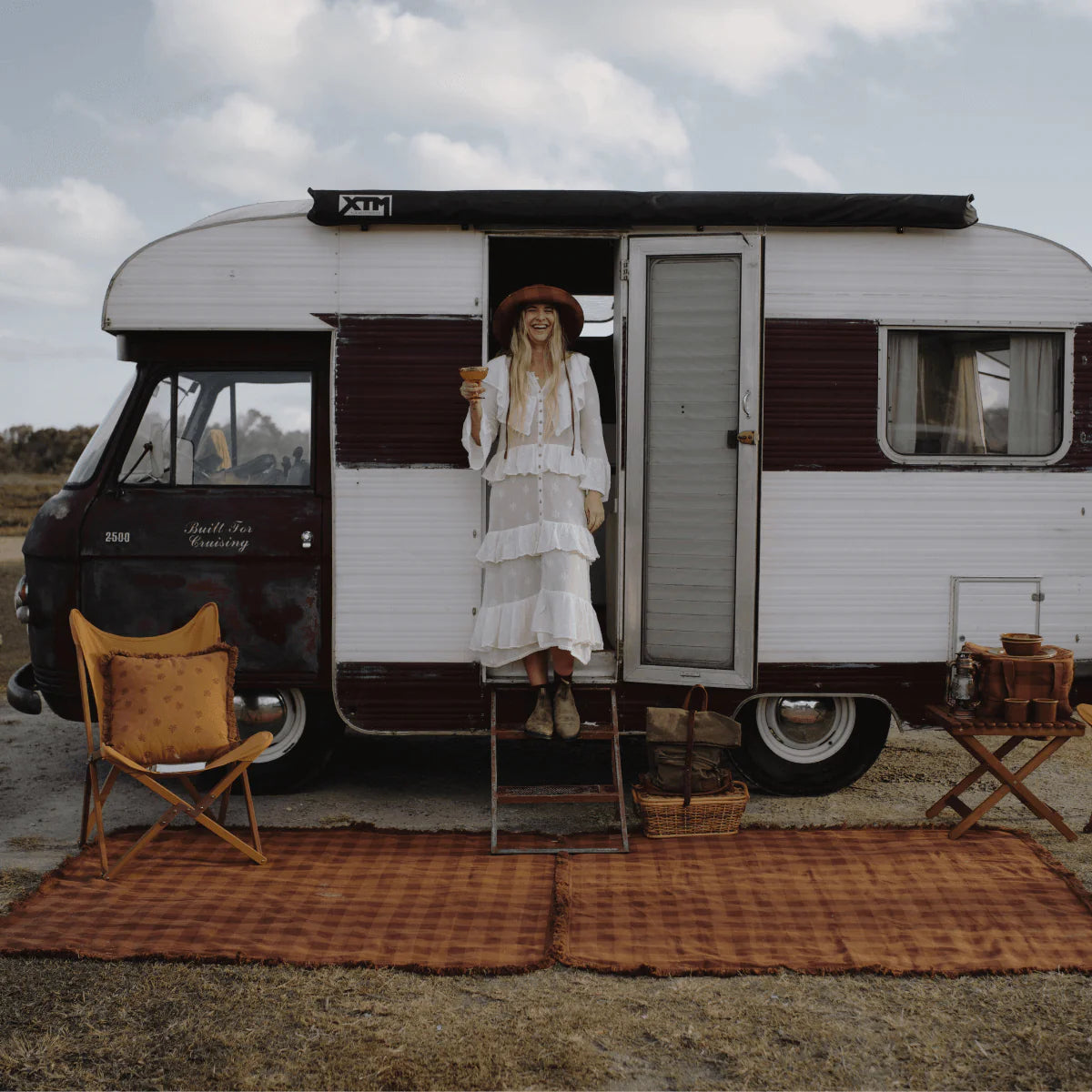 Camp Picnic Rug - Hemp